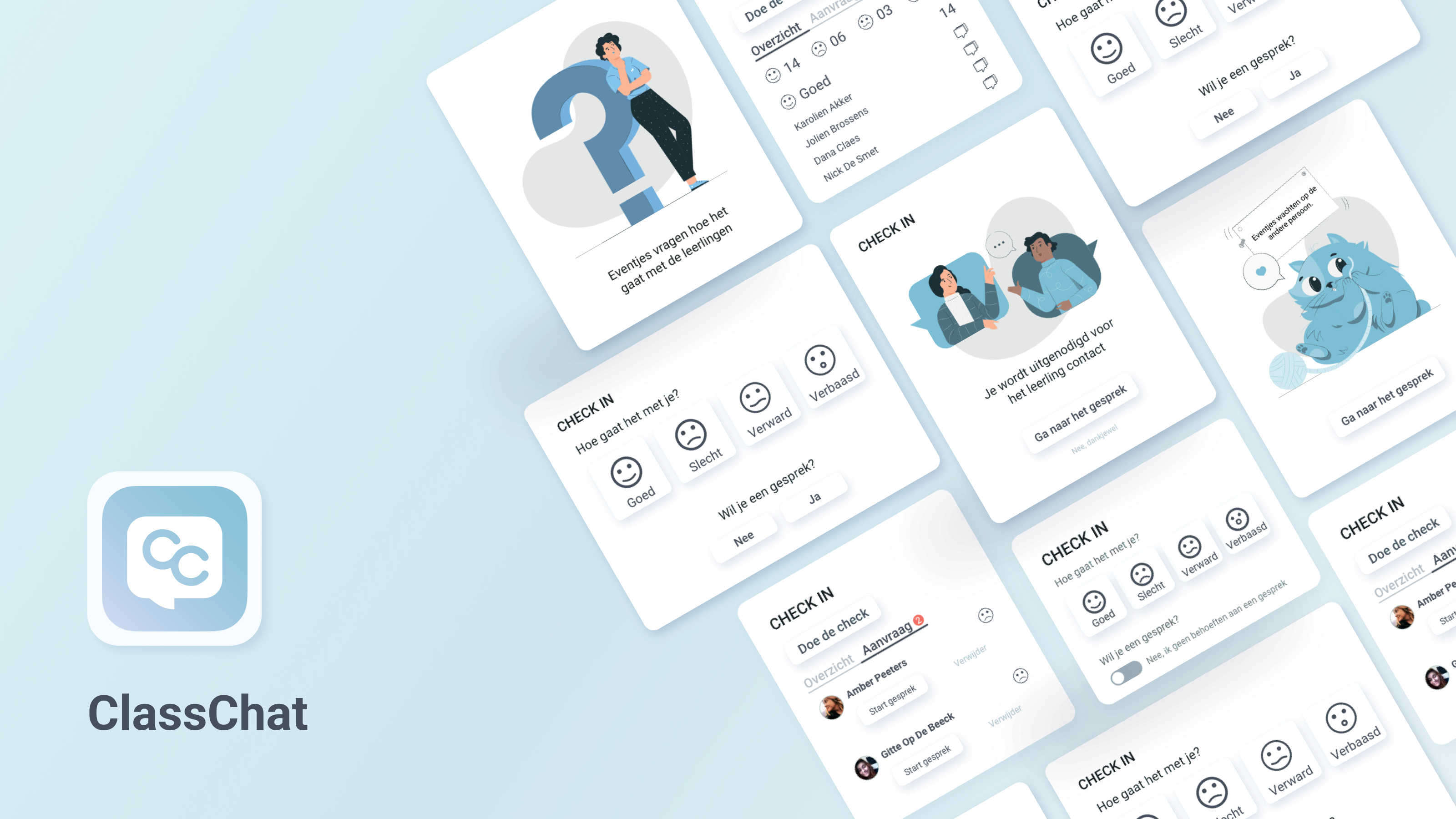 Preview van het ClassChat project